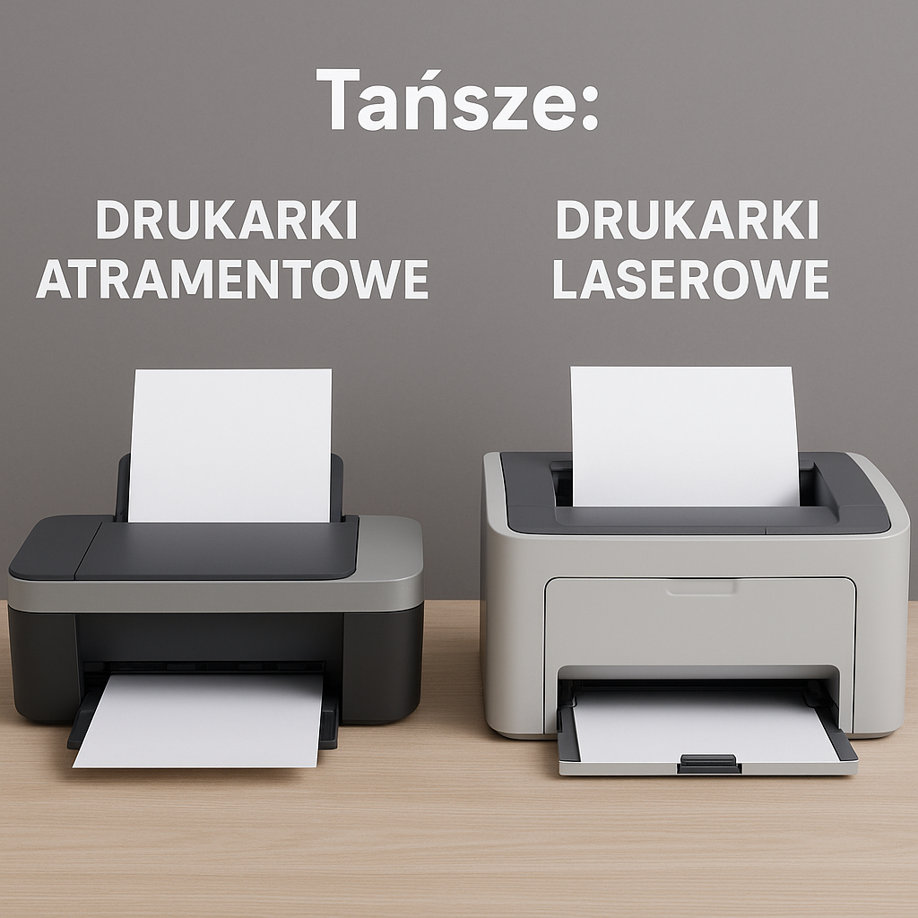 Które drukarki są tańsze – laserowe czy atramentowe?